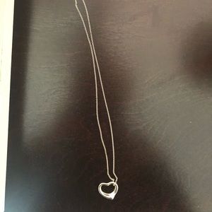 AUTHENTIC Tiffany & Co Open Heart Necklace